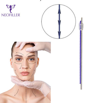 4d 100mm Korean Pdo Thread Lift Ultra V Blunt Cannula Pdo Lifting