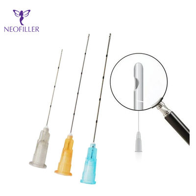 30G Beauty Filler Using Cannula Blunt Cannula For Fillers Hyaluronic Acid 40mm 50mm