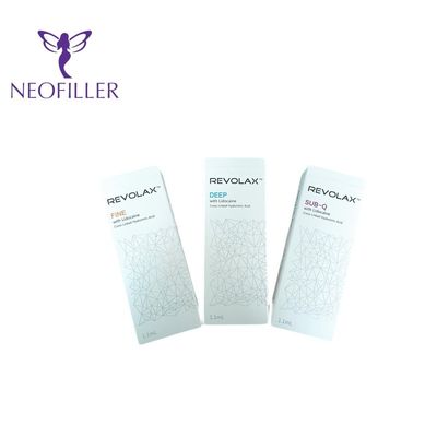 Anti Wrinkle Revolax Fine Lidocaine Hyaluronic Acid Natural Filler For Chin Wrinkles