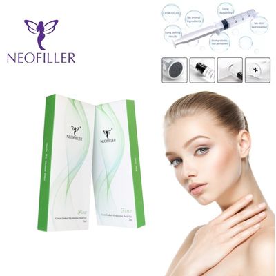 Dermal 24Mg/Ml Hyaluron Filler Injection Cheek Padding Subtle Lip Enhancement