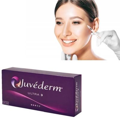 Hyaluronic Dermal Juvederm Ultra 3 Lip Filler Facial  Subtle Cheek Fillers