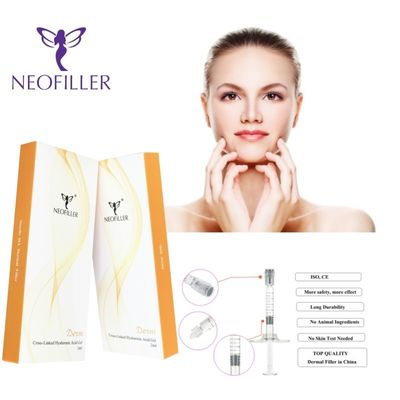 1ml 2 Ml Hyaluron Lip Filler After Care Nose Lip Hyaluronic Acid Injection Dermal Filler