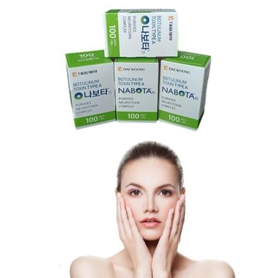 100 Unit Muscle Spasm NABOTA Injection Korea Nose Anti Aging Injection