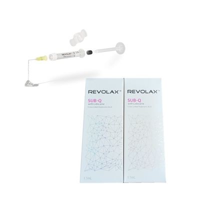 Cross Linking Ha Revolax Dermal Filler 1.1ml Hyaluronic Acid Injections Anti Aging