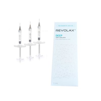 Cross Linking Ha Revolax Dermal Filler 1.1ml Hyaluronic Acid Injections Anti Aging
