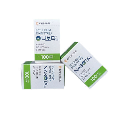 Face Thin Calf Injection Nabota 100 Units  To Remove Forehead Wrinkles ISO