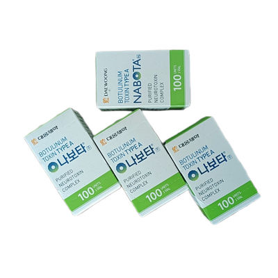 Face Thin Calf Injection Nabota 100 Units  To Remove Forehead Wrinkles ISO