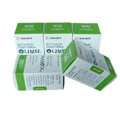 Face Thin Calf Injection Nabota 100 Units  To Remove Forehead Wrinkles ISO