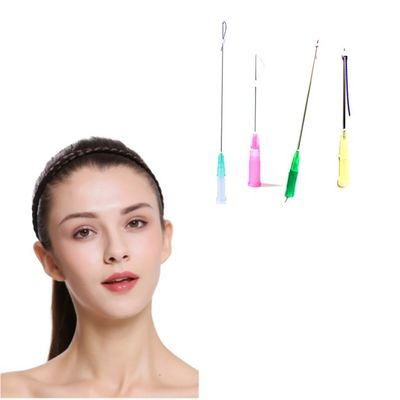 Absorbable 3D Cog Pdo Eye Thread Lift Threading To Lift Face L Blunt