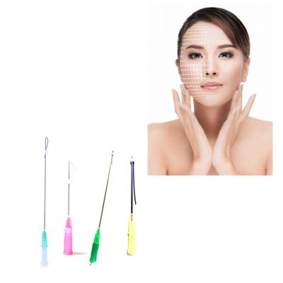 Absorbable 3D Cog Pdo Eye Thread Lift Threading To Lift Face L Blunt