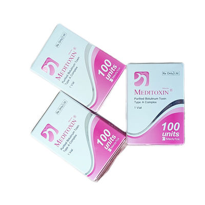 2.5mL Wrinkle Removal Botulinum Toxin Injections Meditoxin Botulinum Toxin Type A 100 Units