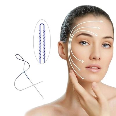 PCL PDO Eyebrow Lift Facial Threading Face Lift 4d 6d  Mono Screw 30G 25MM