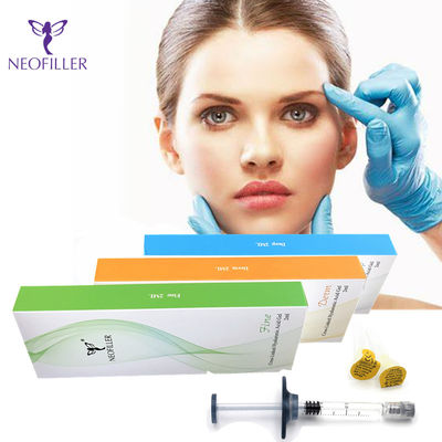 Facial Hyaluronic Acid Dermal Filler Room Temperature Sterile Syringe