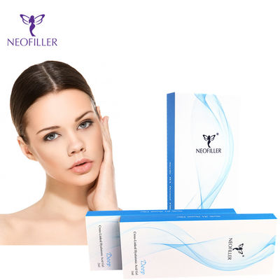 Transparent Hyaluronic Acid Dermal Filler Hypodermic Injection 1ml*2 Syringes