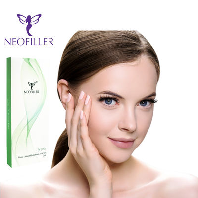 Cross Linking Hyaluronic Acid Dermal Filler Hypodermic Injection Depth