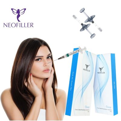 Sterile Syringe Hyaluronic Acid Dermal Filler 24mg/Ml Concentration Hypodermic Injection