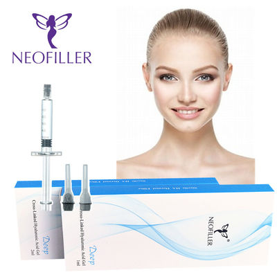 Sterile Syringe Hyaluronic Acid Dermal Filler 24mg/Ml Concentration Hypodermic Injection