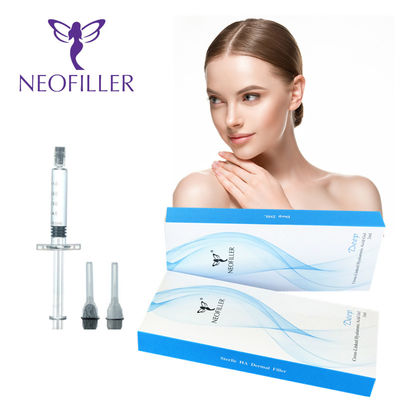 Sterile Syringe Hyaluronic Acid Dermal Filler 24mg/Ml Concentration Hypodermic Injection