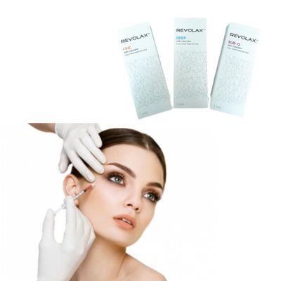 Syringe Packaging Hyaluronic Acid Revolax Dermal Filler To Fill Facial Lips