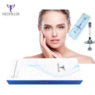 Transparent Facial Hyaluronic Acid Dermal Filler For Hypodermic Injections