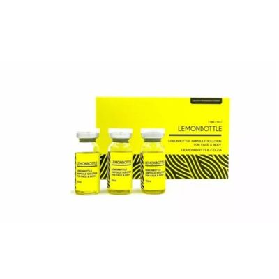High Concentration Lemon Bottle Solution For Fat Dissolving Injections 5 Vials X 10ml Whole Body