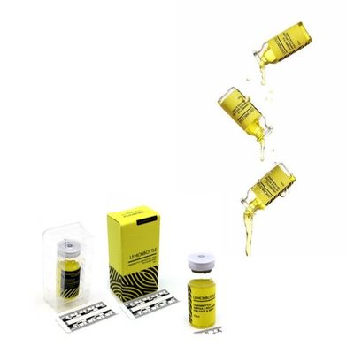 High Concentration Fat Dissolve Solution For Face And Body 10ml X 5 Lemon Bottle Disposable Aseptic Packaging