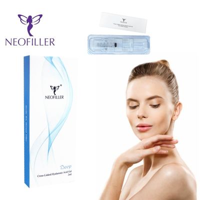 Facial Injection 9-12 Months Longevity Transparent Hyaluronic Acid Dermal Filler With Cross Linking