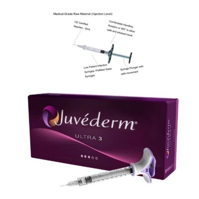 Hyaluronic Acid Gel Juvederm Dermal Filler 6-9 Months Effect Room Temperature Storage