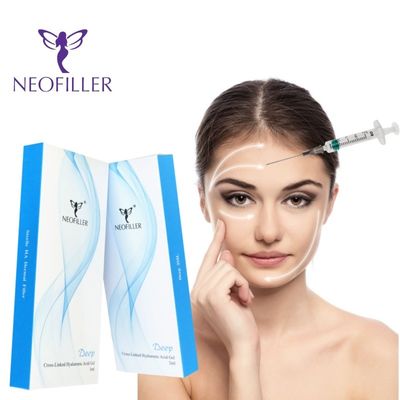 Natural 24mg/ml Hyaluronic Acid Dermal Filler For Hypodermic Injection