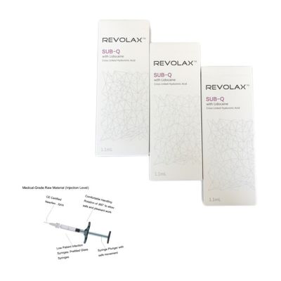 Face Rejuvenation with Revolax Dermal Filler 6-12 Months Duration of Effect Hyaluronic Acid