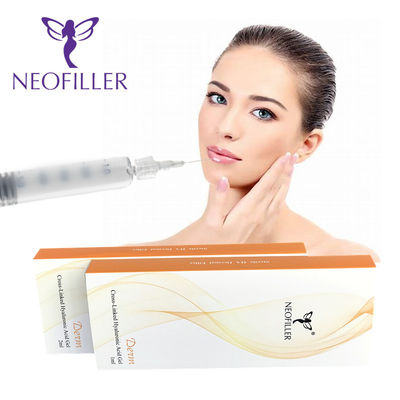 Injection Depth Hypodermic Injection Hyaluronic Acid Dermal Filler 9-12 Months Longevity Cross Linking