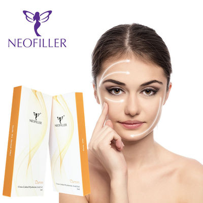 Injection Depth Hypodermic Injection Hyaluronic Acid Dermal Filler 9-12 Months Longevity Cross Linking