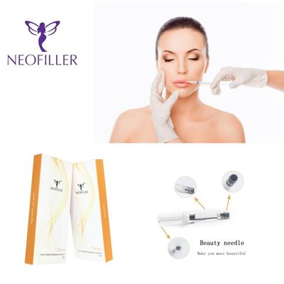 2ml Transparent Hyaluronic Acid Dermal Filler Injectable Gel Facial Injection Site Enhancement