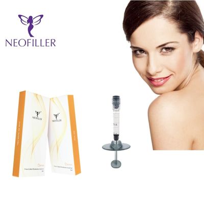 2ml Transparent Hyaluronic Acid Dermal Filler Injectable Gel Facial Injection Site Enhancement