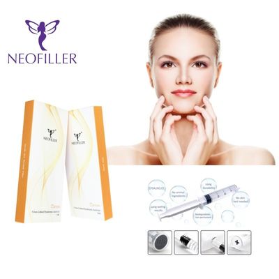 2ml Transparent Hyaluronic Acid Dermal Filler Injectable Gel Facial Injection Site Enhancement