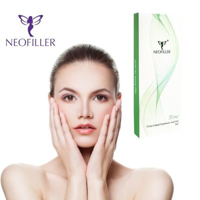 Transparent Hyaluronic Acid Dermal Filler Hypodermic Injection Depth Cross Linking