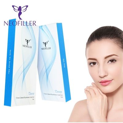 Highly Effective 24mg/ml Hyaluronic Acid Dermal Filler 9-12 Months Longevity Room Temperature Storage
