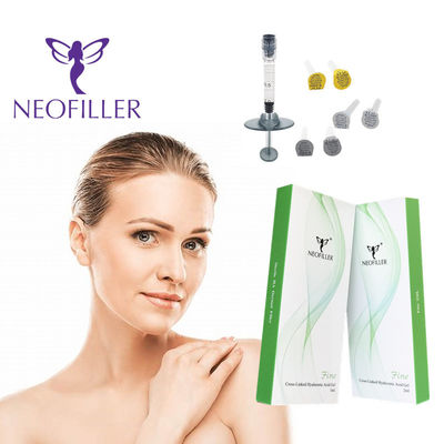 Transparent 24mg-ml Hyaluronic Acid Dermal Filler Injectable Gel Hypodermic Injection Facial Enhancement