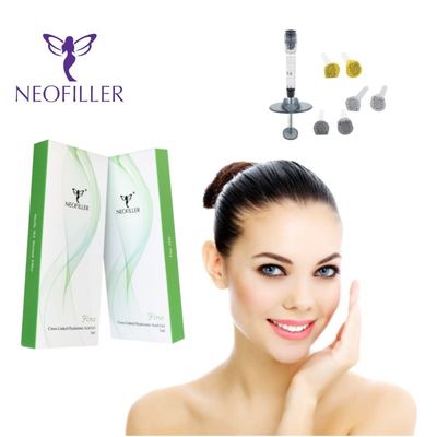 Transparent 24mg-ml Hyaluronic Acid Dermal Filler Injectable Gel Hypodermic Injection Facial Enhancement