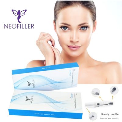 1ml Hyaluronic Acid Dermal Filler Injectable Gel Natural Long-Lasting Facial Rejuvenation Solution