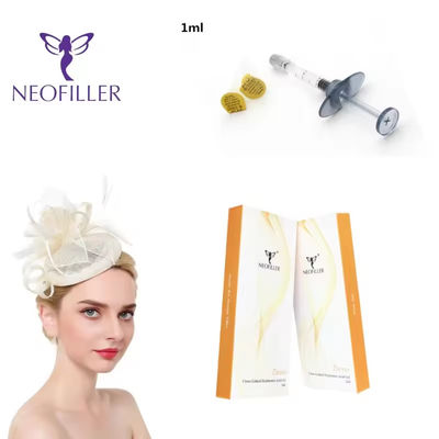 1ml Hyaluronic Acid Dermal Filler Injectable Gel 9-12 Month Natural Rejuvenation Facial Enhancement