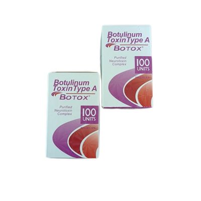 Allergan Botox 100U/vial Botulinum Toxin Powder for Anti Wrinkle Injection with 2-8°C Storage and Fermentation Manufacturing