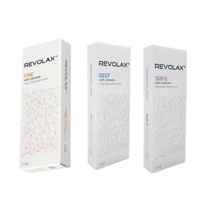 1.1ml Dermal Lip Fillers Revolax Fine Deep Sub-Q For Anti Wrinkles Hyaluronic Acid Injection