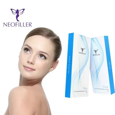 Neofiller Cross-Linked 2ml Hyaluronic Acid Dermal Filler Deep Line Nose Contour Injectable Gel Facial Enhancement