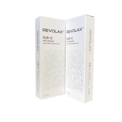 Revolax Dermal Filler with Hyaluronic Acid for 6-12 Months Duration and 2 Years Shelf Life in Syringe Packaging