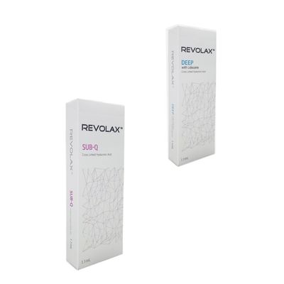 Revolax Dermal Filler with Hyaluronic Acid Ingredients for 6-12 Months Effect and 2 Years Shelf Life