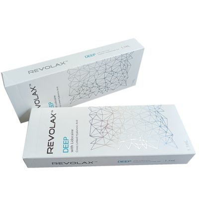 Revolax Dermal Filler with Hyaluronic Acid Ingredients for 6-12 Months Effect and 2 Years Shelf Life