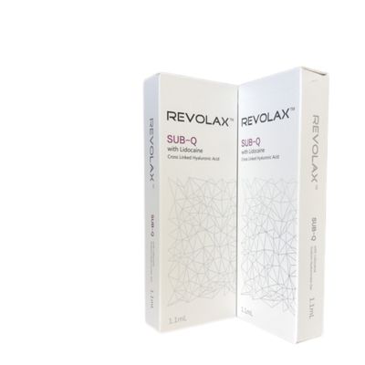 Revolax Dermal Filler with Hyaluronic Acid for 6-12 Months Duration and 2 Years Shelf Life in Syringe Packaging