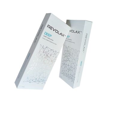 Revolax Dermal Filler with Hyaluronic Acid for Natural-Looking Results and 2 Years Shelf Life Lasting 6-12 Months