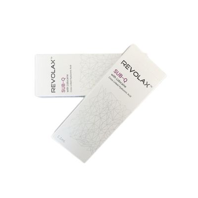 Fine Deep Sub-Q Revolax Dermal Filler Featuring Smooth and Elastic Gelconsistency for Natural Looking Facial Volume Restoration